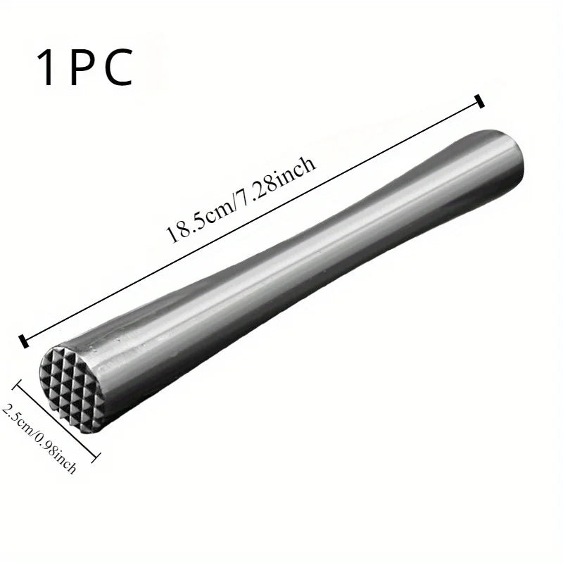 Stainless Steel Cocktail Muddler – Professional Barware for Home Bartending