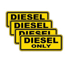 Diesel and Petrol Fuel Decals – 65mm x 25mm Adhesive Labels for Vehicle Tank