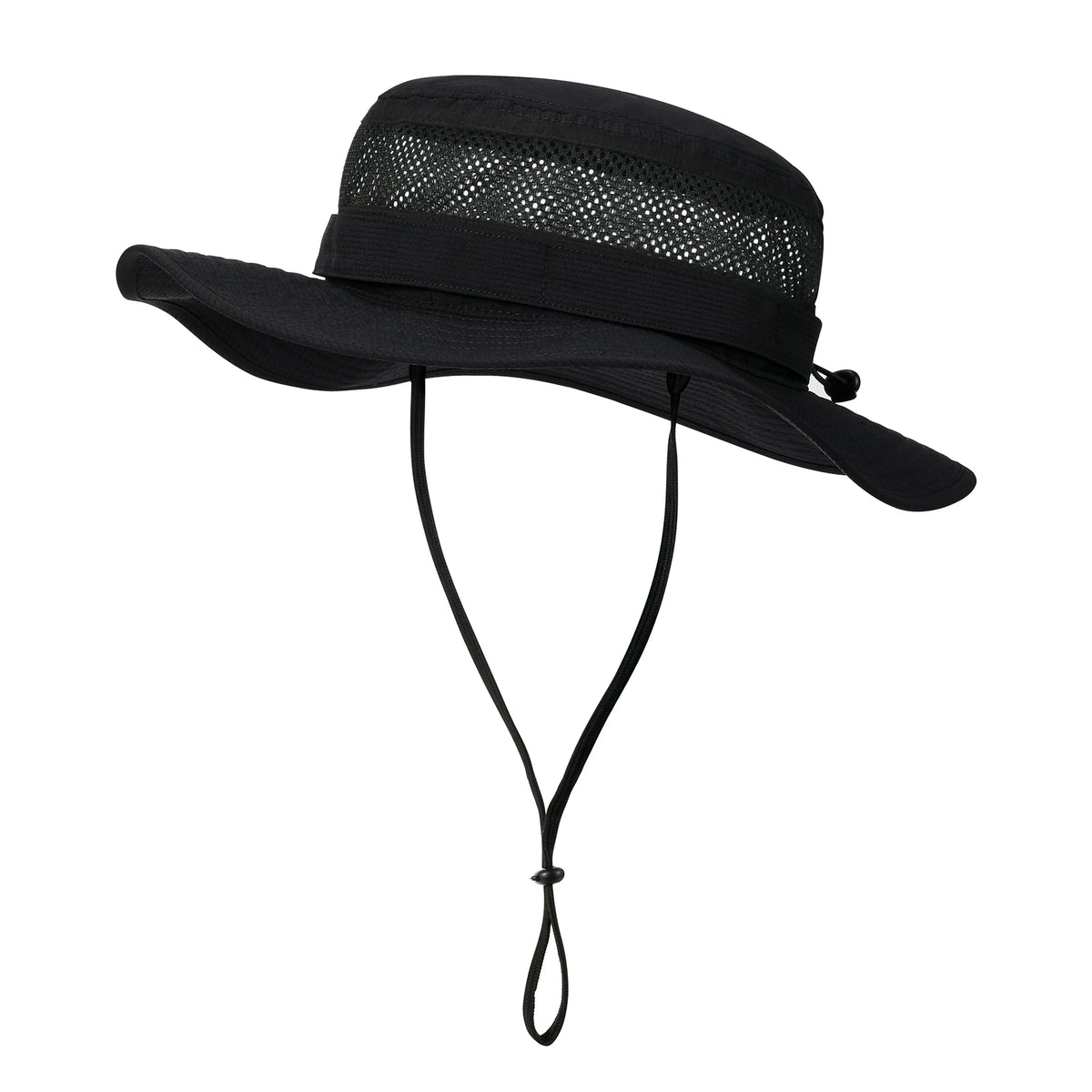 Wide Brim Cooling Sun Hat – Foldable Boonie Cap for Hiking Fishing Safari