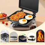 Non-Stick Aluminum Sandwich Pan – Detachable Double-Sided Grill for Breakfast