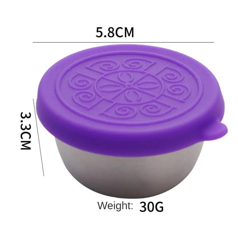 Leakproof Sauce Cups – Portable Dressing Containers for Lunch and Travel