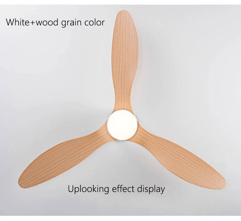 Modern LED Ceiling Fan – 42 52 Inch DC Motor for Nordic Home Lighting