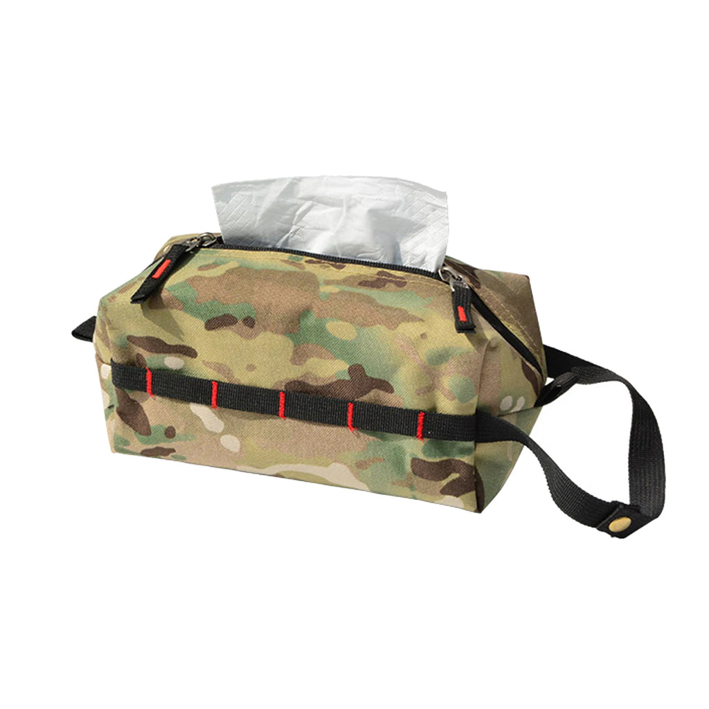 Portable Camping Tissue Case – Hanging Napkin Holder for Outdoor Hiking