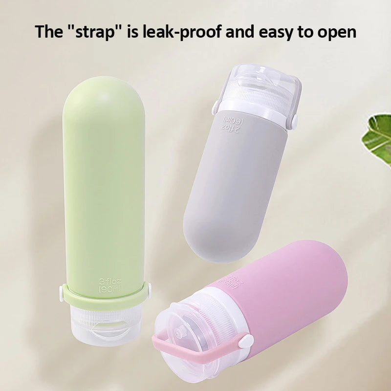 Refillable Silicone Travel Bottles – Leakproof Containers for Toiletries