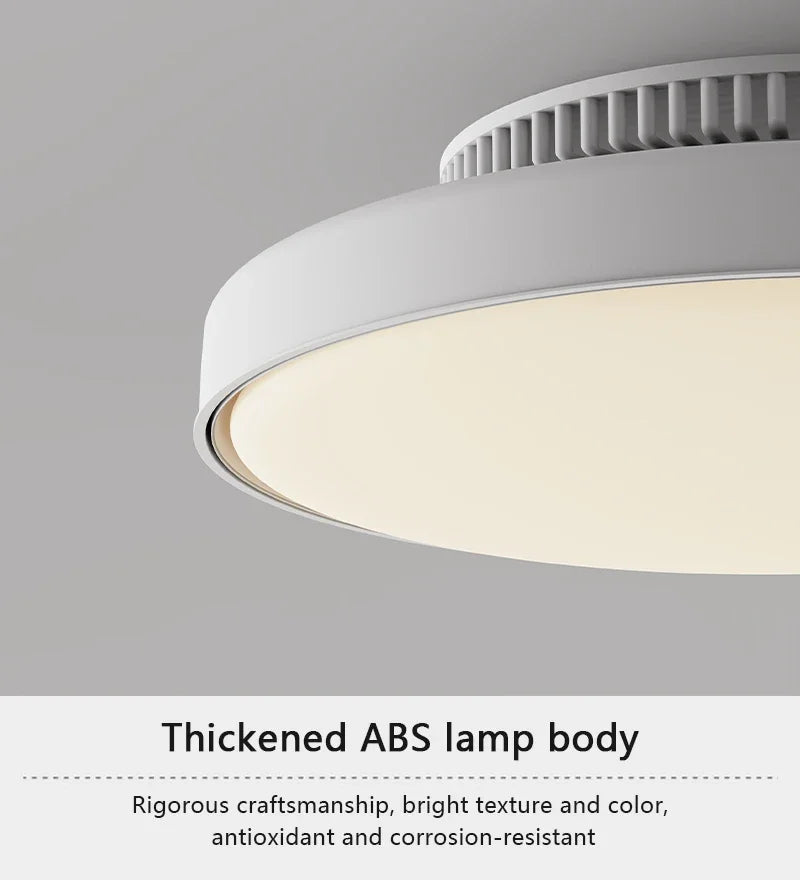 Bladeless Ceiling Fan Light – 6-Speed Remote Dimmable Fixture for Home Decor