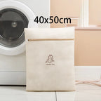 Embroidered Mesh Laundry Bag – Thickened Washable Organizer for Dirty Clothes