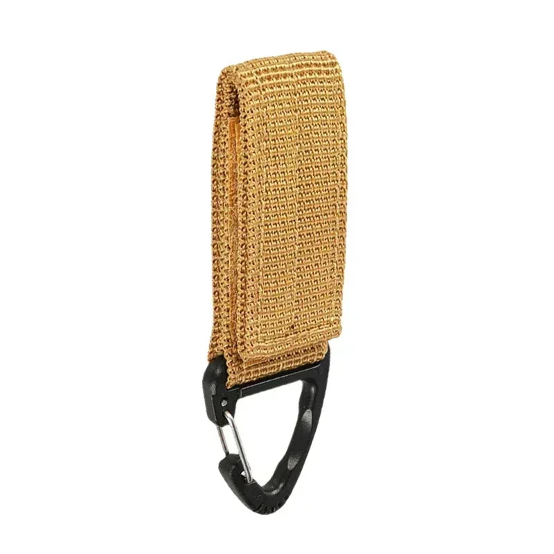Nylon Tactical Glove Hook – Durable Carabiner Clip for Outdoor Camping