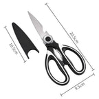Heavy Duty Kitchen Shears – Stainless Steel Scissors for Poultry and Meat
