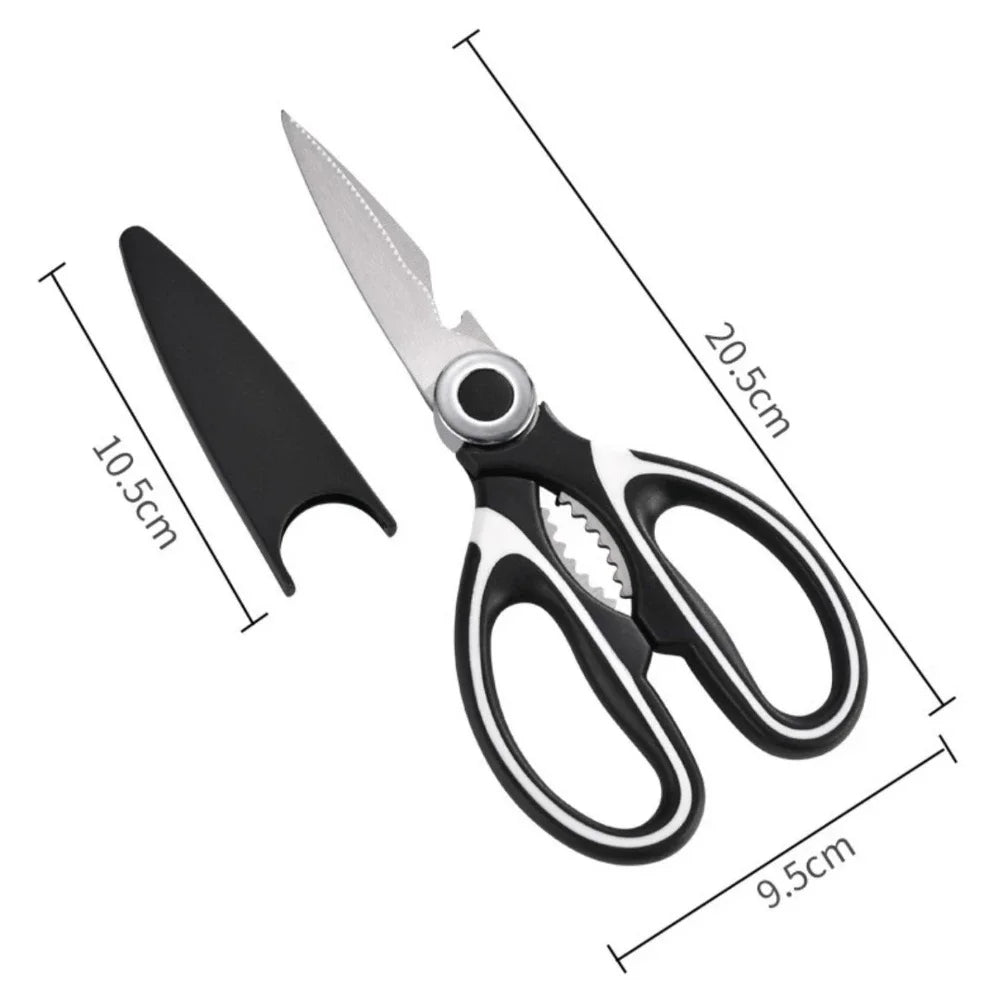 Heavy Duty Kitchen Shears – Stainless Steel Scissors for Poultry and Meat