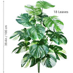 Artificial Tropical Leaf Plant – 60-103cm Potted Faux Greenery for Home Decor
