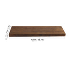 Wall Mounted Floating Wood Shelf – Single Layer Display for Home Decor
