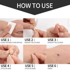 Fake Body Piercing Set – Adhesive Studs for Nose Lips and Eyebrows