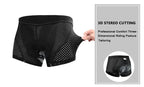 Padded Cycling Underwear Shorts – 5D Gel Breathable Liner for MTB Road Bike
