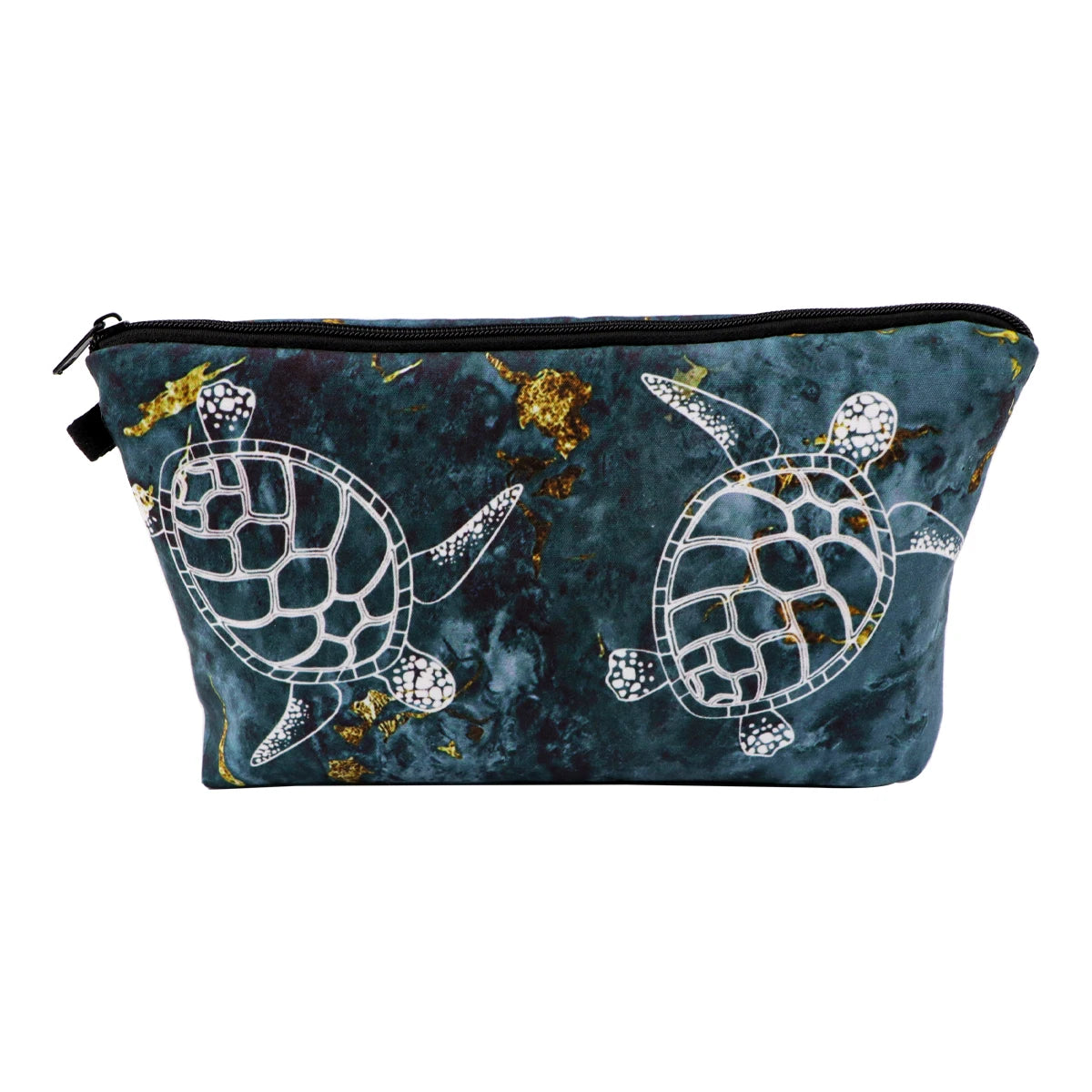 Large Animal Makeup Bag – Flamingo Cat Print Organizer for Travel Cosmetics