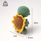 Handmade Crochet Turtle Ornament – Positive Energy Gift for Home Decor