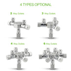 CO2 Splitter Regulator – 2-Way Needle Valve for Aquarium Tank Systems