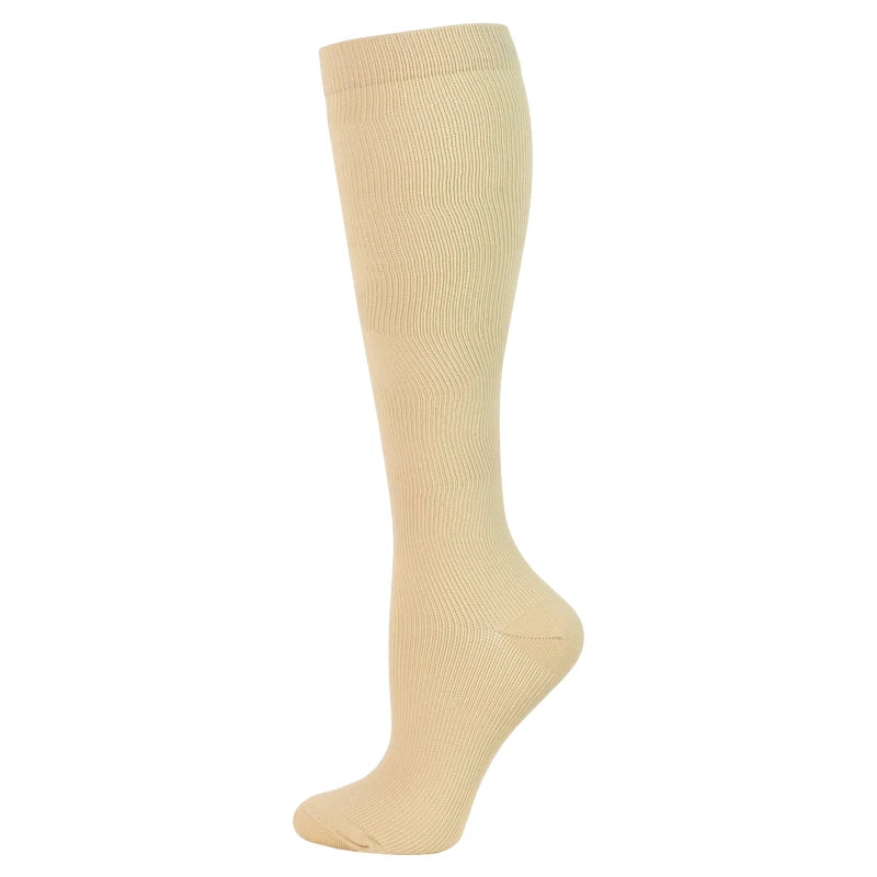 Graduated Compression Stockings – Open Toe Calf Sleeves for Varicose Veins