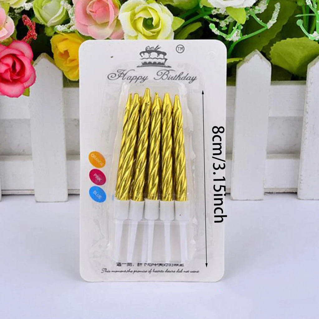 Colorful Digital Number Candles – Decorative Party Cake Toppers for Birthdays