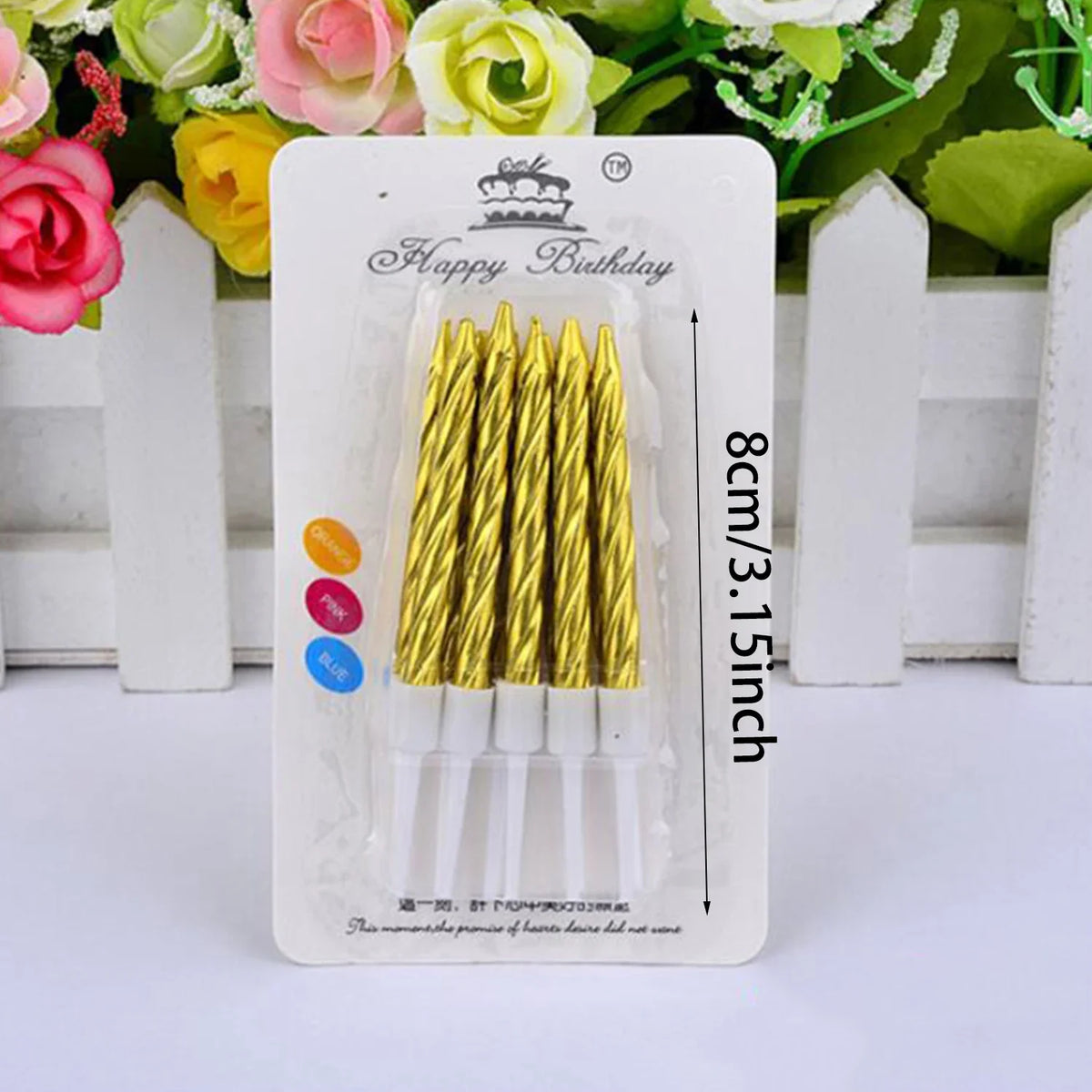 Colorful Digital Number Candles – Decorative Party Cake Toppers for Birthdays