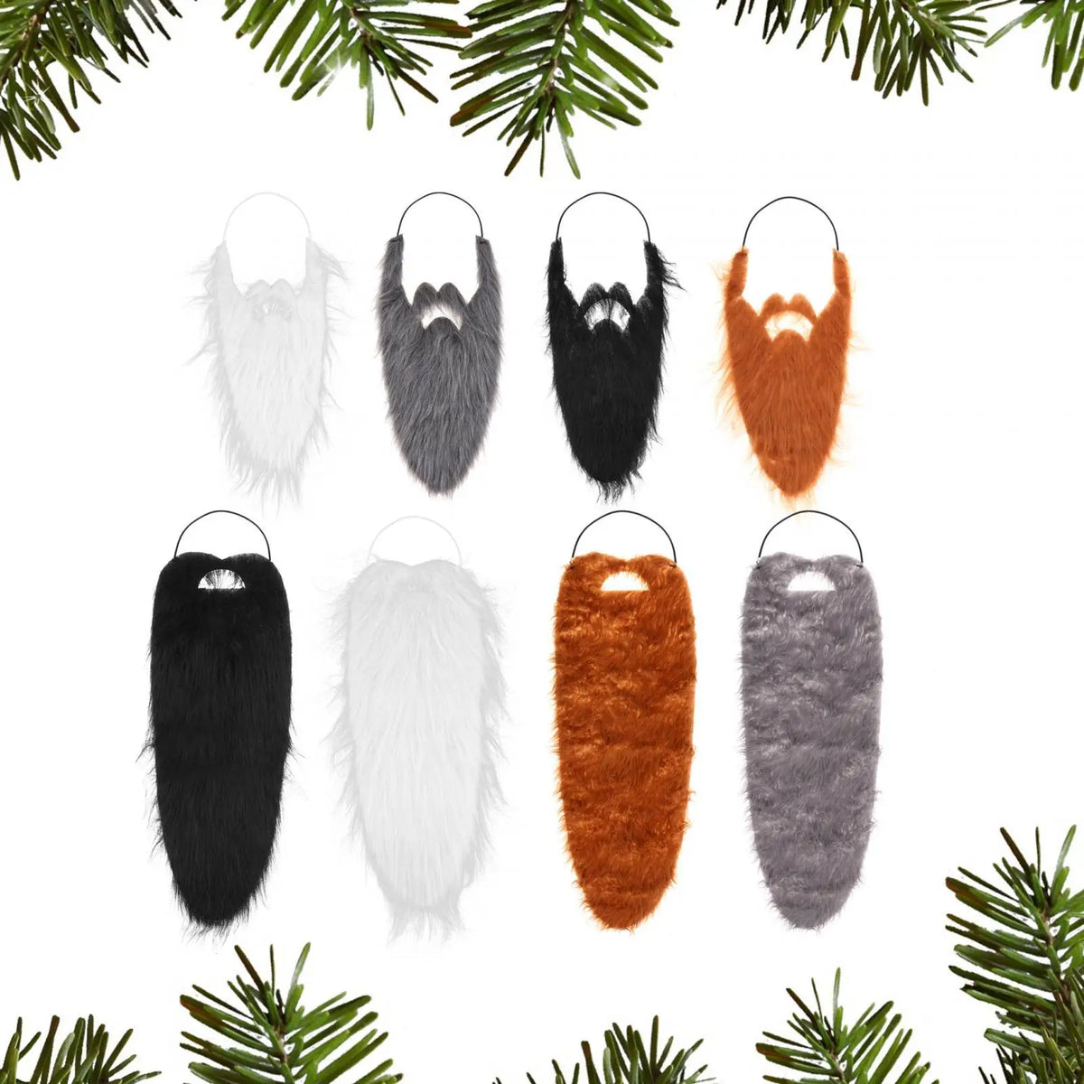 Synthetic Fake Beard – Elastic Facial Hair for Costume Party Cosplay