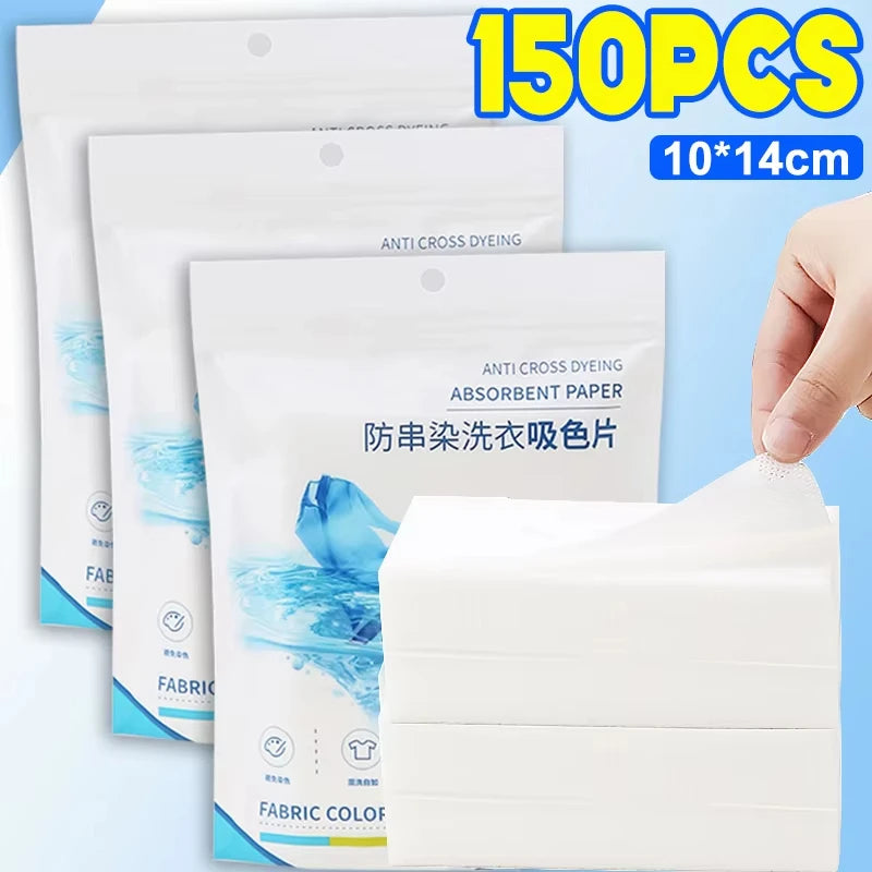 Color Absorption Laundry Sheets – Anti-Staining Paper for Washing Clothes