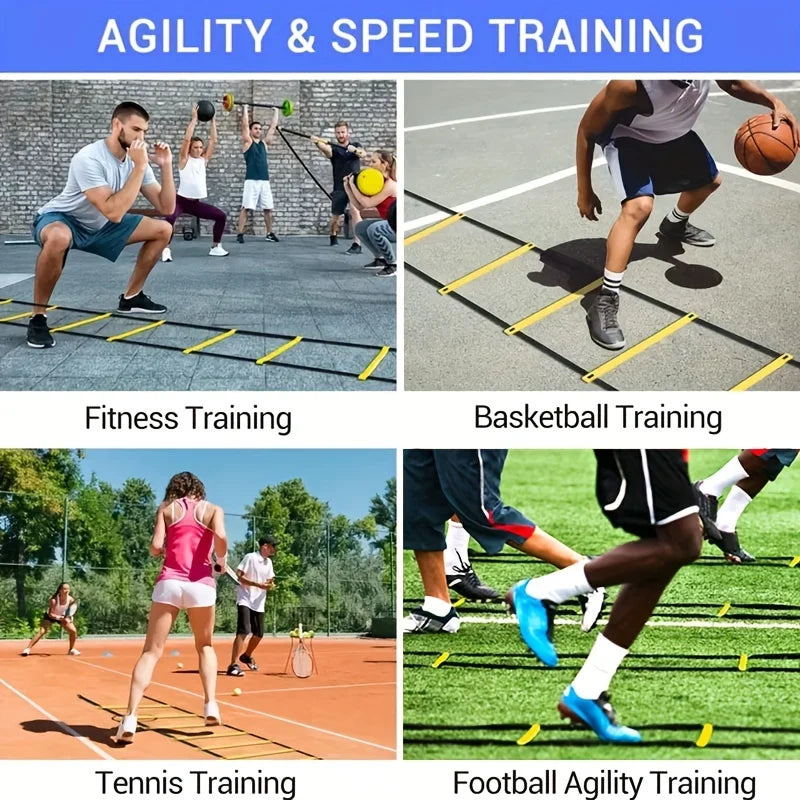 Speed Agility Training Ladder – Portable Fitness Equipment for Sports Drill