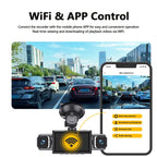 4-Channel Dash Cam – 360° WiFi Video Recorder for 24H Car Parking Surveillance