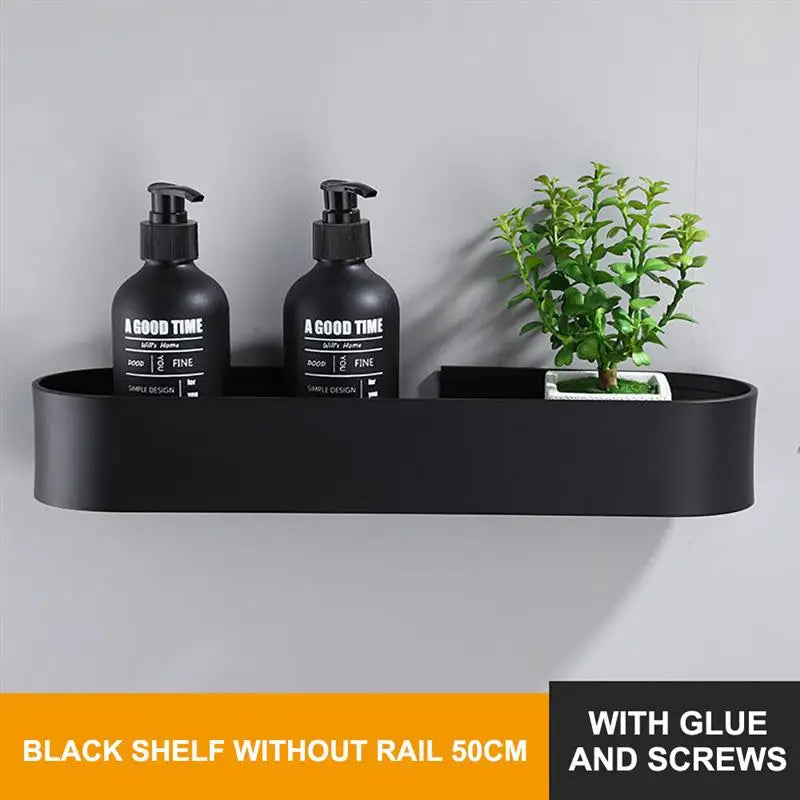 Bathroom Wall Mounted Shelf – No Drill Storage Rack for Shower Organization