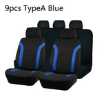 Universal Polyester Car Seat Cover Set – Bicolor Protector for Auto Interior
