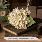 Artificial Silk Hydrangea – Realistic Flower Stem for Wedding Decor