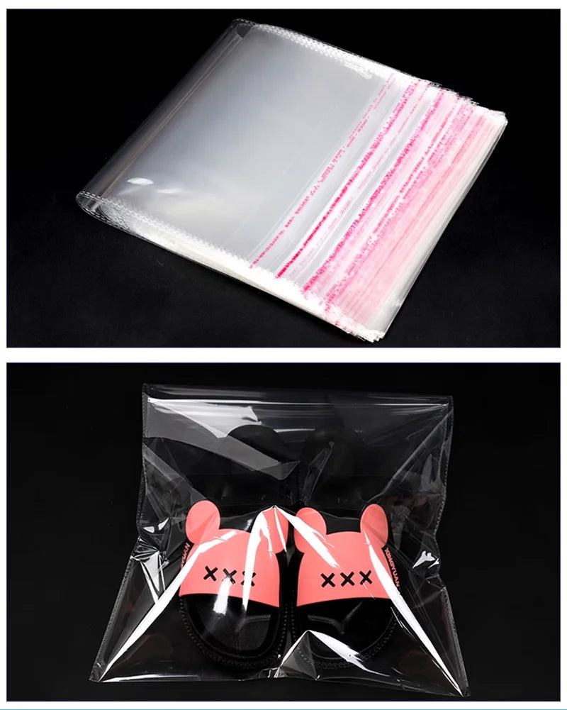 Self-Adhesive Cellophane Bags – Transparent Plastic Packaging for Jewelry Candy