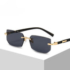 Rimless Designer Sunglasses – Frameless Fashion Eyewear for Men and Women
