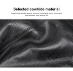 Genuine Leather Laptop Backpack – 14 Inch Business Bag for Men