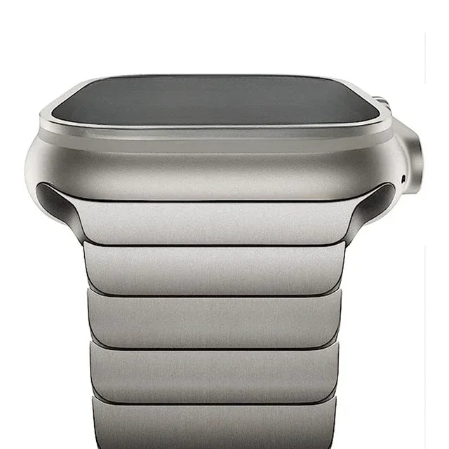 Titanium Apple Watch Band – Metal Replacement Strap for Series 1-10 and Ultra