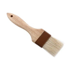 Wooden Bristle Pastry Brush – Flat Oil Basting Tool for Baking and Barbecue