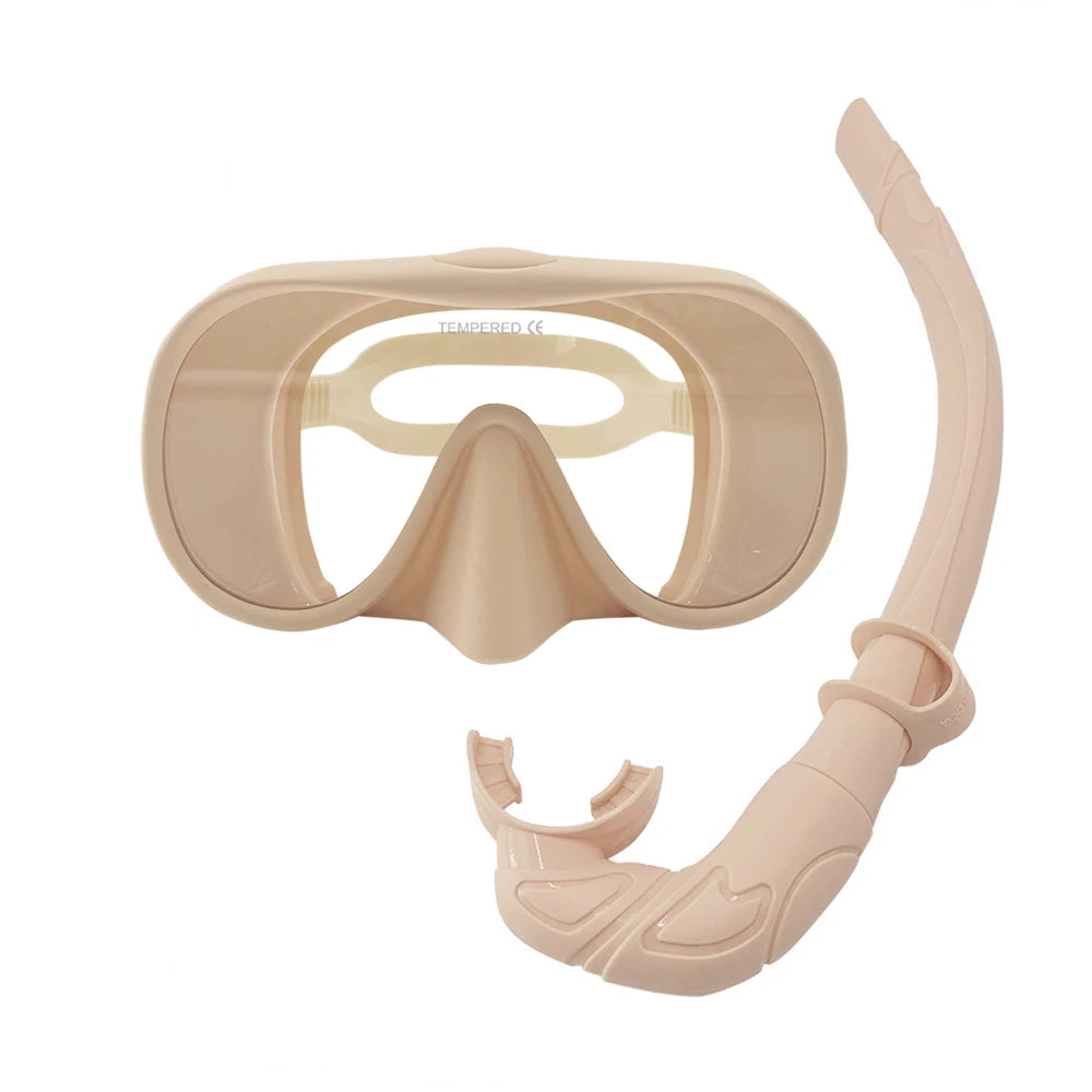 Full Face Snorkel Mask – Anti-Fog Panoramic Diving Goggles for Underwater Swimming