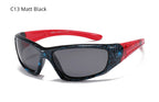 Polarized Spider Web Kids Sunglasses – UV400 Outdoor Sport Shades for 3-9y