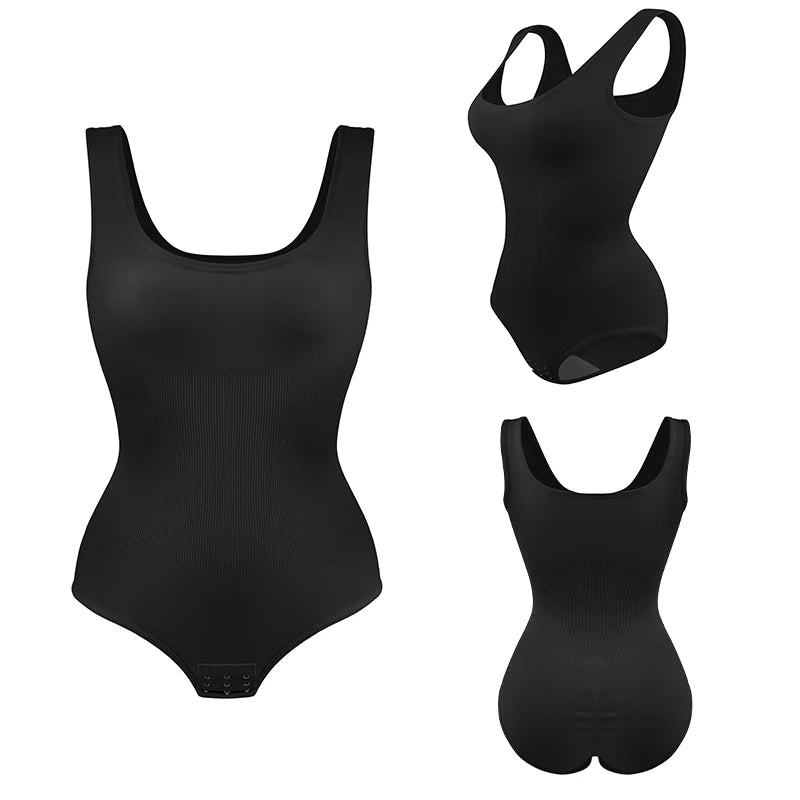 Tummy Control Shapewear Bodysuit – Invisible Slimming Underwear for Daily Wear