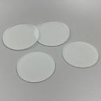 Frosted Glass Lampshade – Round Flat Semitransparent for LED Downlights
