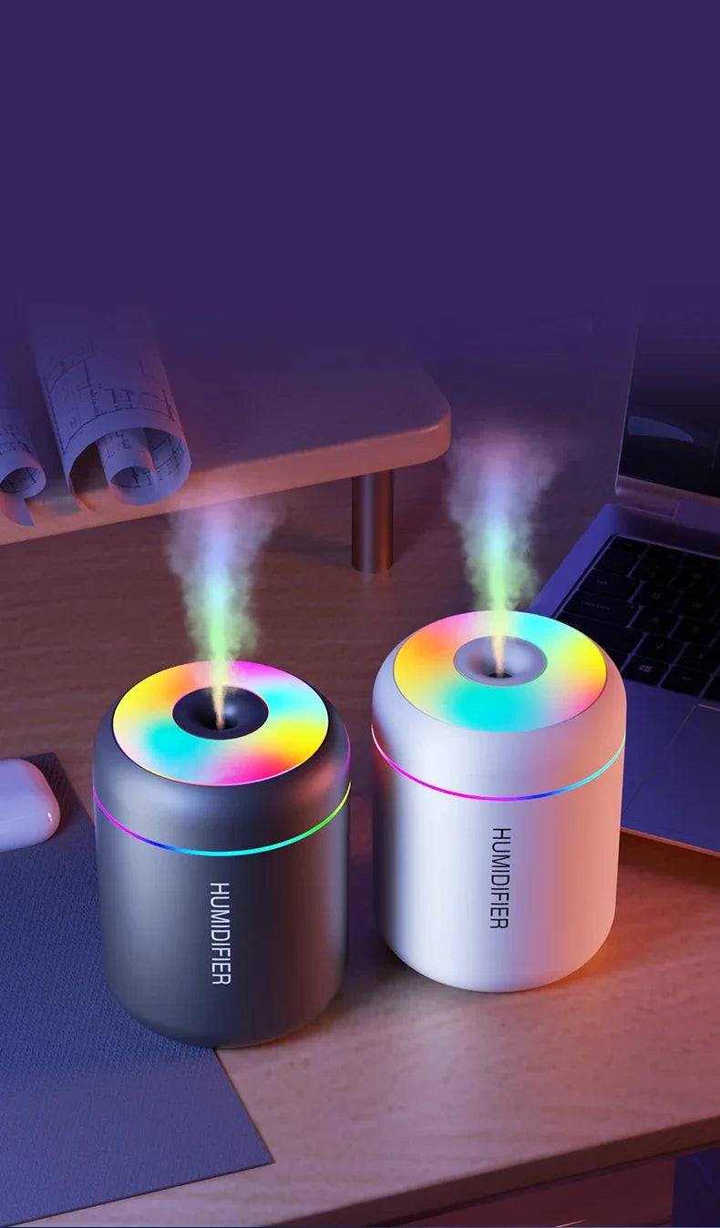 Mini USB Air Humidifier – Portable Essential Oil Diffuser for Car and Home