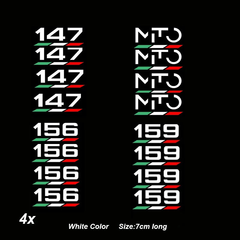 Car Body Decals – Vinyl Sport Racing Stripes for Alfa Romeo Exterior Styling