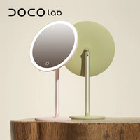 Adjustable LED Makeup Mirror – Metal Desktop Vanity Light for Daily Beauty