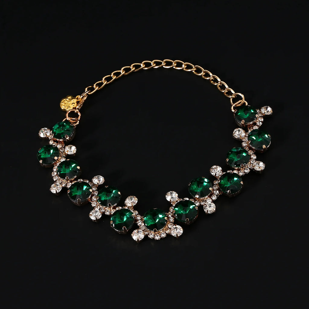 Rhinestone Pearl Pet Collar – Jeweled Dog and Cat Necklace for Weddings