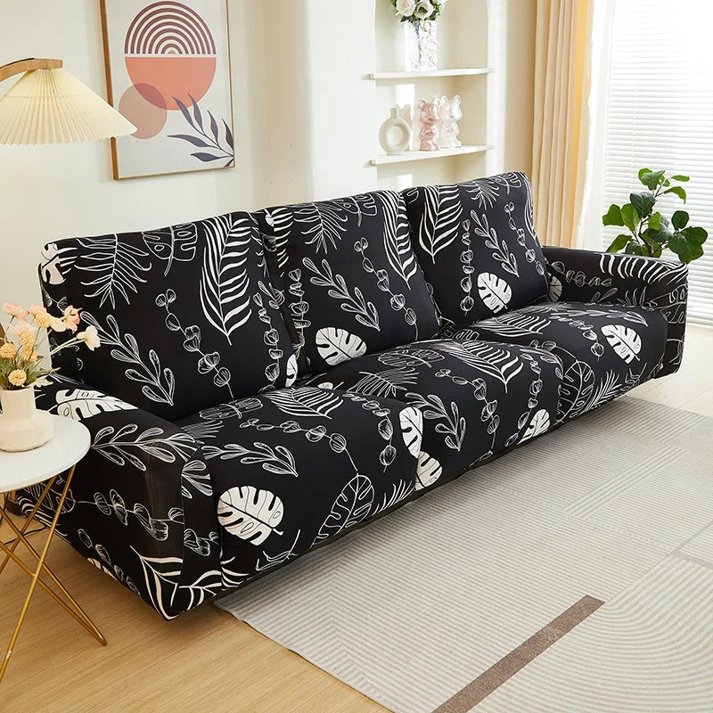 Printed Elastic Recliner Cover – Stretch Slipcover for Living Room Furniture