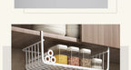 Iron Under Cabinet Hanging Baskets – Heavy Duty Storage for Kitchen Pantry