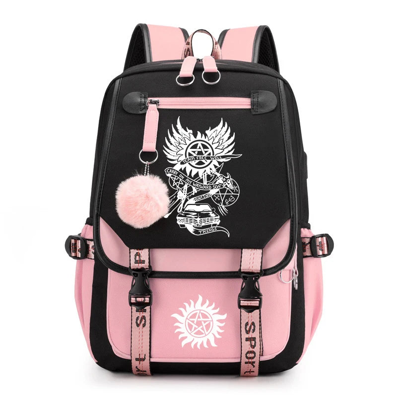 Large Capacity Travel Backpack – Laptop School Bag for Men and Women