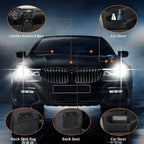 Leak-Proof Car Trash Can – Compact Waste Bin with Garbage Bags for Auto Interior