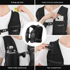 Lightweight Hydration Running Vest – Breathable Backpack for Marathon Hiking