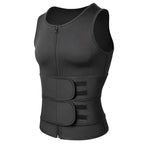 Men Sweat Sauna Vest – Neoprene Body Shaper for Gym Weight Loss