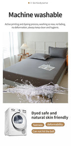 Waterproof Fitted Mattress Protector – Elastic Bed Cover for Home Bedding